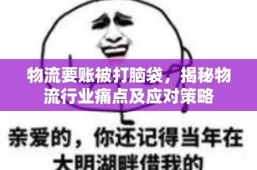物流要账被打脑袋，揭秘物流行业痛点及应对策略