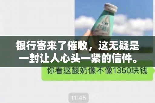 银行寄来了催收，这无疑是一封让人心头一紧的信件。面对这样的困境，我们该如何应对呢？今天，就让我来和大家聊聊这个话题。