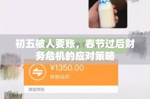 初五被人要账，春节过后财务危机的应对策略