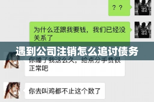 遇到公司注销怎么追讨债务