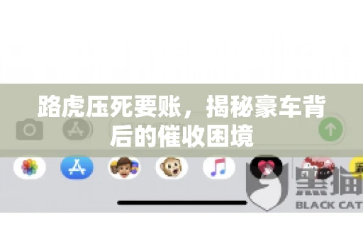 路虎压死要账，揭秘豪车背后的催收困境